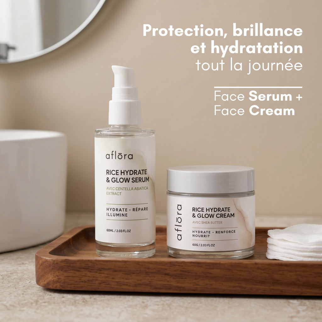 Aflōra Rice Hydrate & Glow Face Cream - 60g