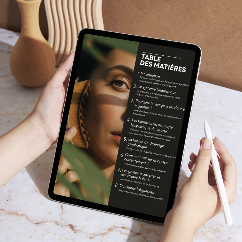 E-book Brosse FlōGlow : Maîtriser le drainage lymphatique
