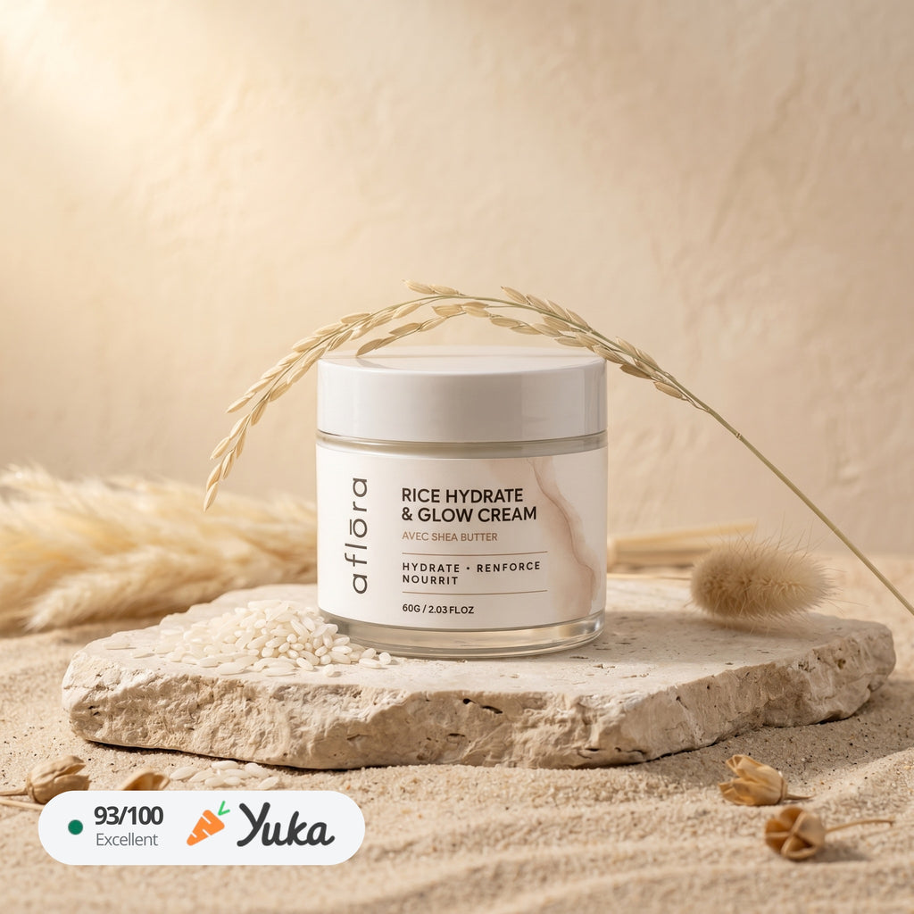 Aflōra Rice Hydrate & Glow Face Cream - 60g