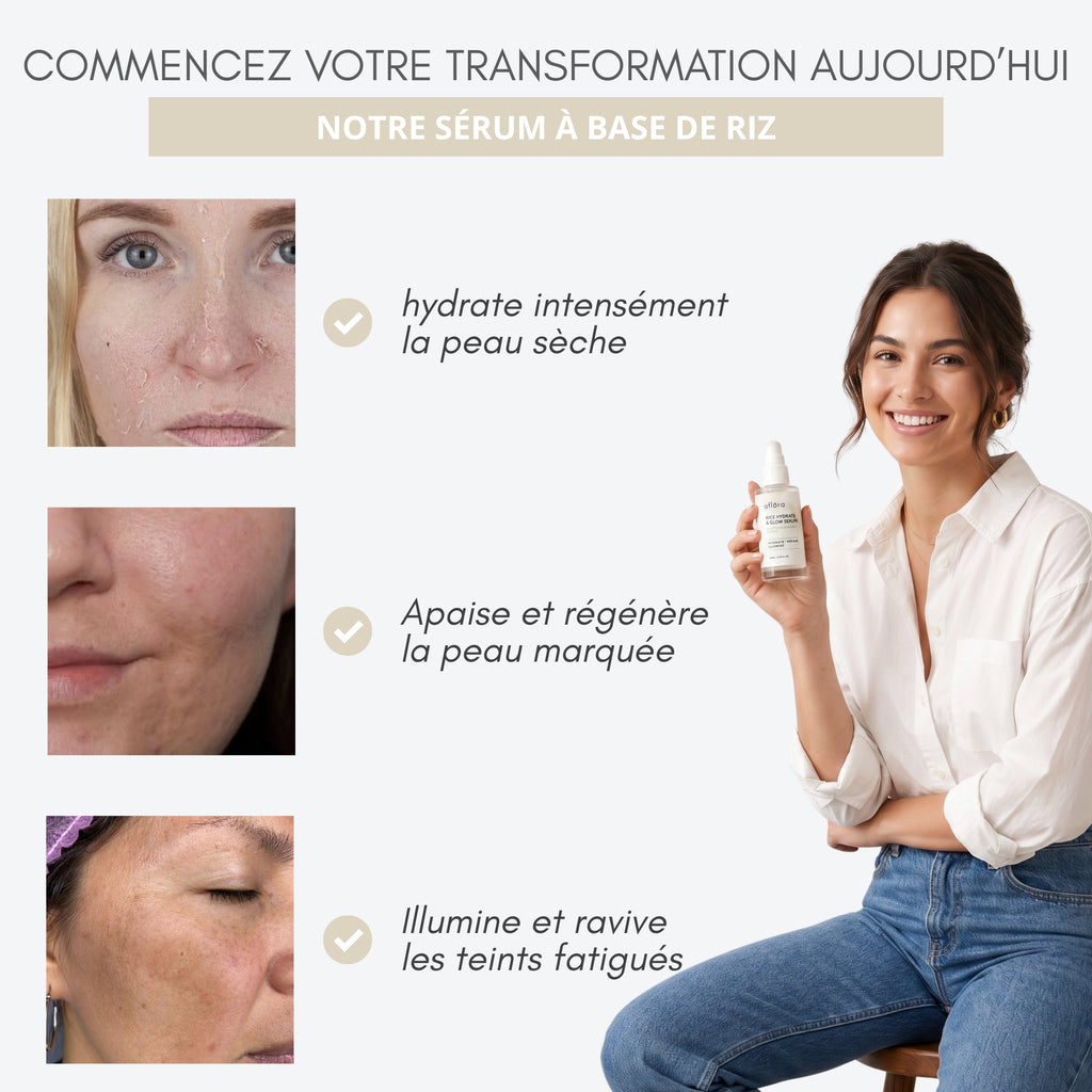 Aflōra Rice Hydrate & Glow Face Serum - 60ml