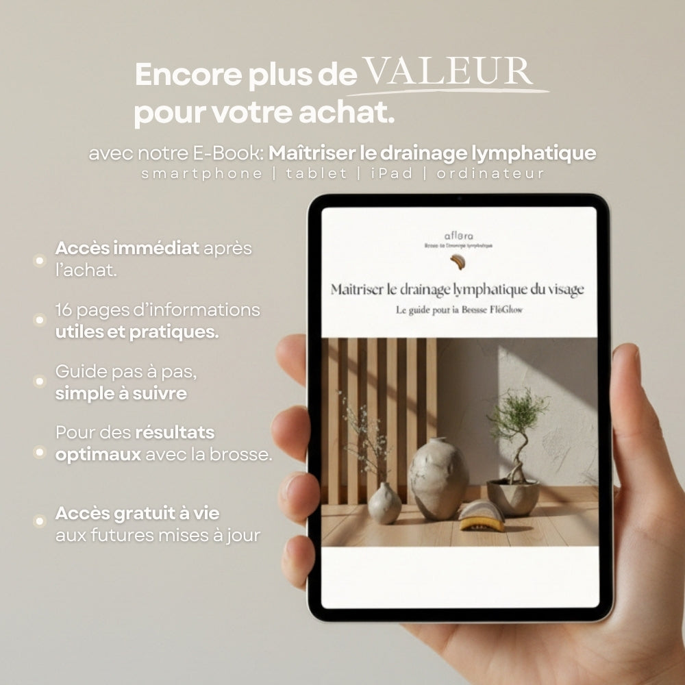 FlōGlow - Brosse de Drainage Lymphatique
