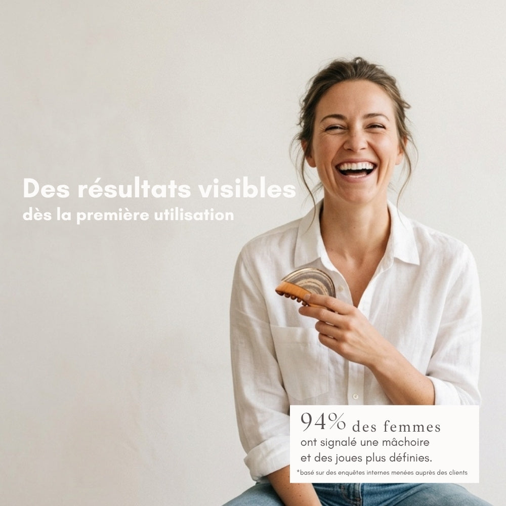 FlōGlow – Lymphdrainage Gesichtsbürste Kobido 