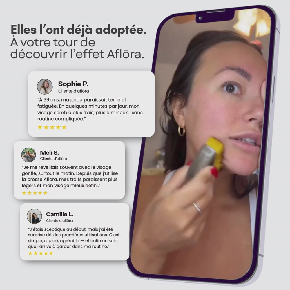 FlōGlow - Brosse de Drainage Lymphatique